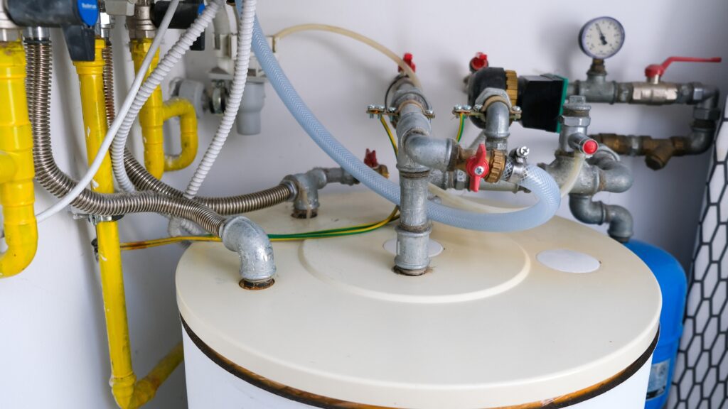 Gas geyser installation as an energy efficient hot water solution